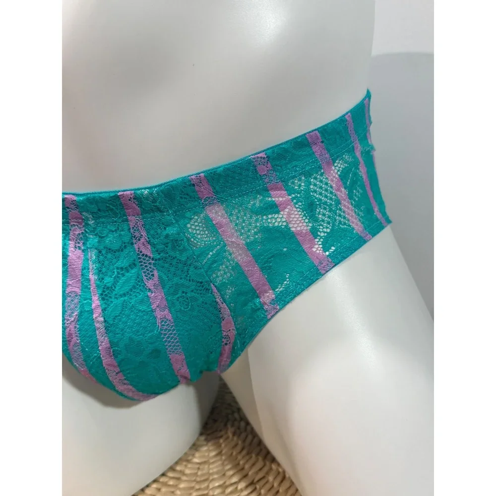 Cosabella Never Say Never Printed Comfort Micro Brief Andaman Stripe New size M